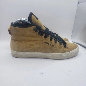Adidas womens Honey Hook High Tops In Sand Brown size 5